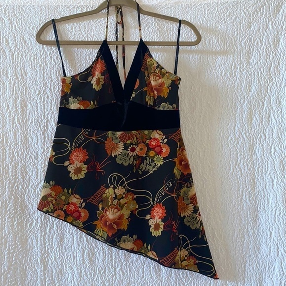 Forever 21 Asymmetrical V-Neck Halter Top - Picture 1 of 5